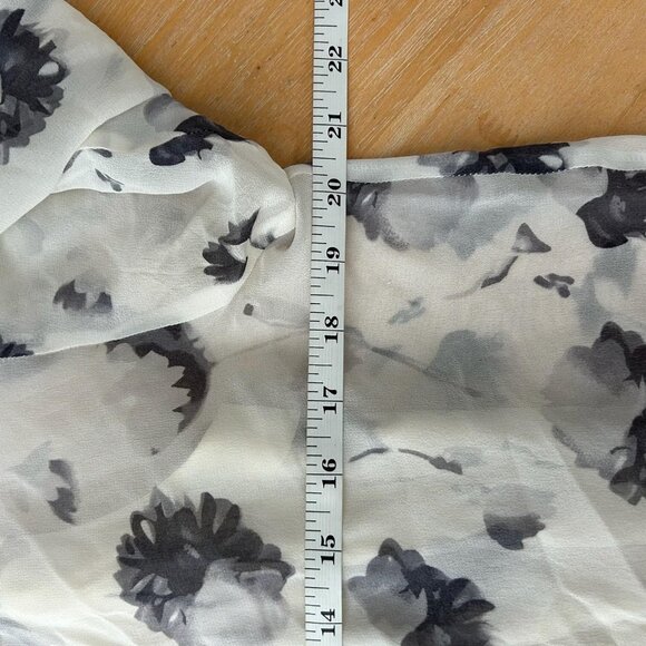 Anthropologie Isabella Bird 2 Piece Dress Set 10 Ivory Floral Silk Maxi Jacket - Picture 12 of 14